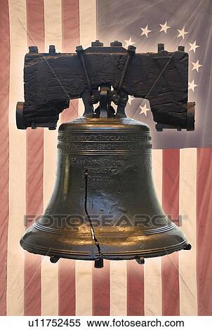 Liberty Bell and American flag with thirteen stars View Large Photo Image Stock Photography - Liberty Bell and American flag with thirteen stars. Fotosearch