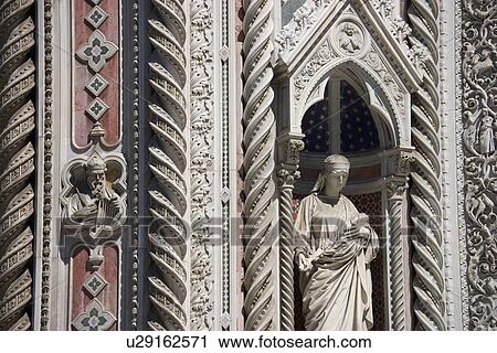 Madonna at Duomo Santa Maria Del Fiore Florence Italy View Large Photo Image Stock Image - Madonna at Duomo Santa Maria Del Fiore Florence Italy. Fotosearch
