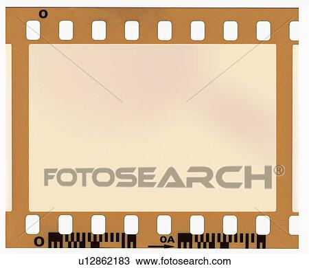 Stock Image - One blank frame of film. Fotosearch