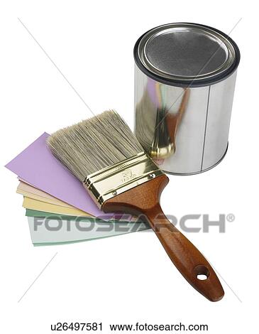 Paint brush and color samples View Large Photo Image Stock Image - Paint brush and color samples. Fotosearch