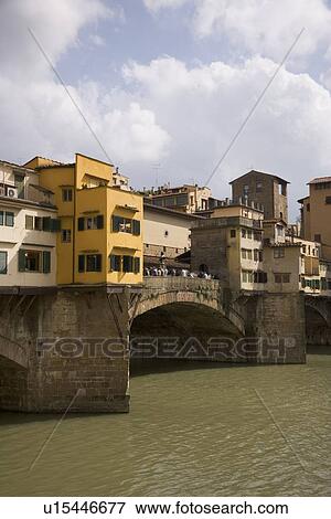 Ponte Vecchio Florence Italy View Large Photo Image Stock Photo - Ponte Vecchio Florence Italy. Fotosearch