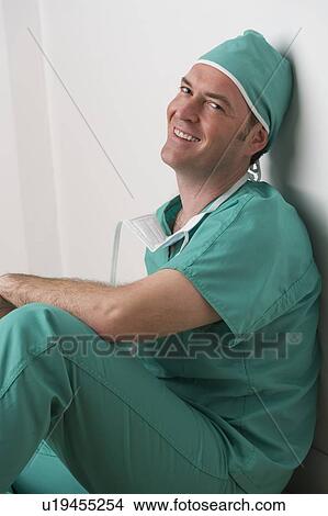 Picture - Portrait of a doctor. Fotosearch