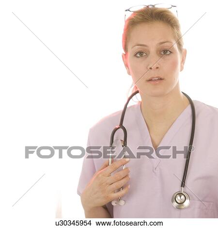 Portrait of a female doctor View Large Photo Image Picture - Portrait of a female doctor. Fotosearch