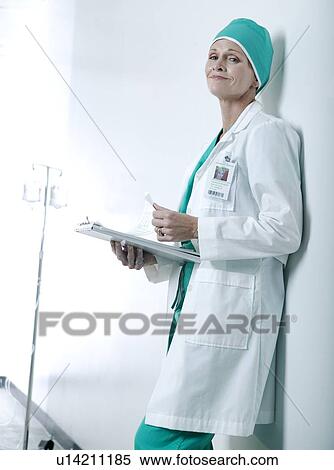 Stock Photography - Portrait of a healthcare provider. Fotosearch