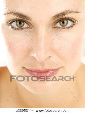 Picture - Portrait of a young woman. Fotosearch