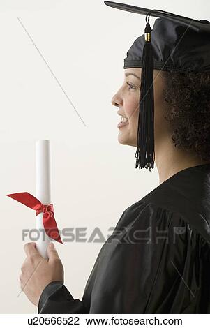 Portrait of female college graduate View Large Photo Image Stock Image - Portrait of female college graduate. Fotosearch