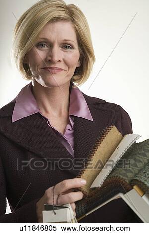 Stock Photography - Portrait of interior designer. Fotosearch