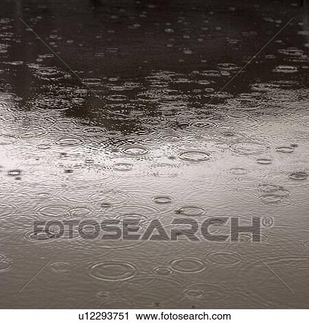 Rain falling on the ground View Large Photo Image Stock Image - Rain falling on the ground. Fotosearch