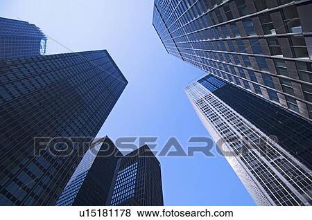 Stock Photo - Skyscrapers in New York NY. Fotosearch