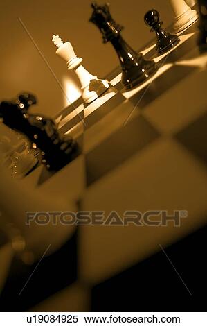 Stock Photography - Still life of a chess game. Fotosearch