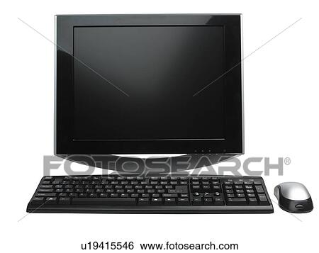 Still life of a desktop PC computer View Large Photo Image Stock Photograph - Still life of a desktop PC computer. Fotosearch