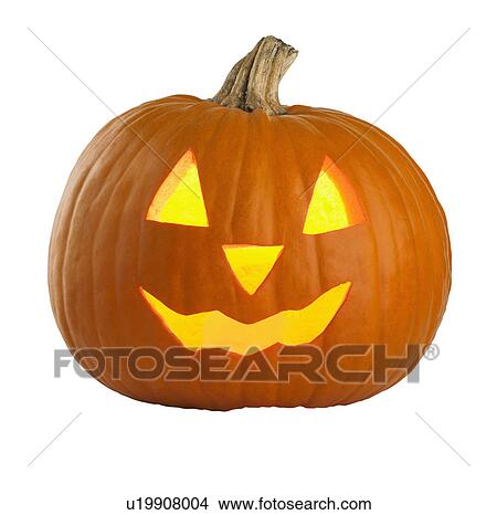 Picture - Still life of a jack o lantern. Fotosearch