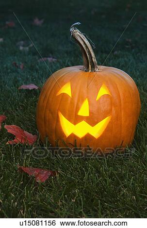 Stock Photograph - Still life of a jack o lantern. Fotosearch