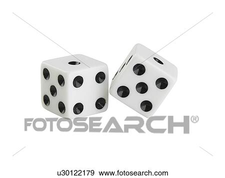 Stock Photo - Still life of a pair of dice. Fotosearch