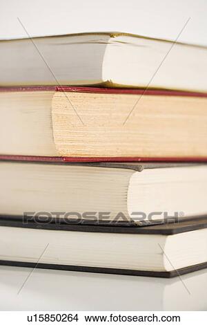 Picture - Still life of a stack of books. Fotosearch