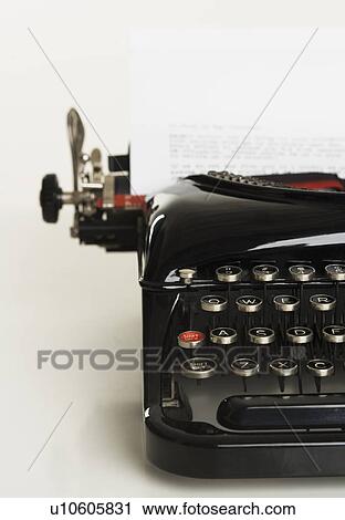 Still life of a typewriter View Large Photo Image Stock Image - Still life of a typewriter. Fotosearch