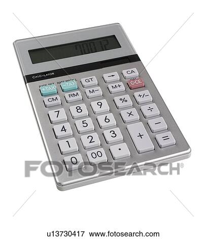 Stock Photo - Still life of calculator. Fotosearch