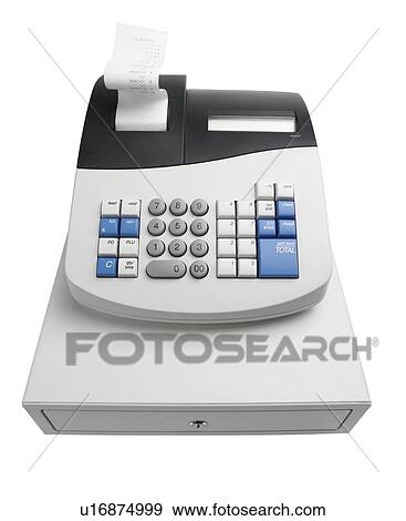 Stock Photo - Still life of cash register. Fotosearch