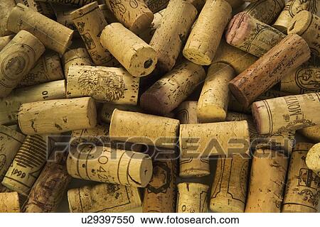 Stock Image - Still life of corks. Fotosearch