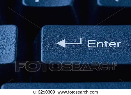 Still life of enter key on keyboard View Large Photo Image Stock Photo - Still life of enter key on keyboard. Fotosearch