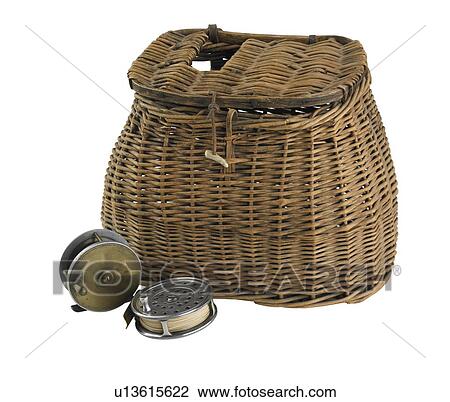 Stock Image - Still life of fishing gear. Fotosearch