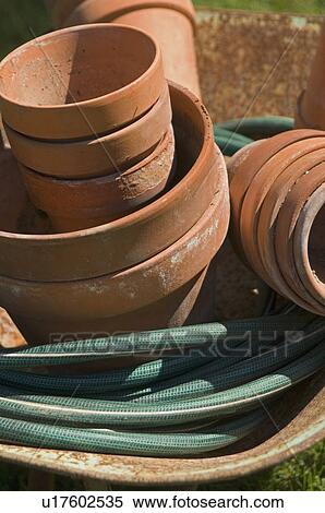 Still life of flowerpots View Large Photo Image Stock Photography - Still life of flowerpots. Fotosearch