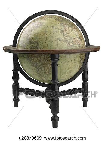 Stock Photo - Still life of globe. Fotosearch
