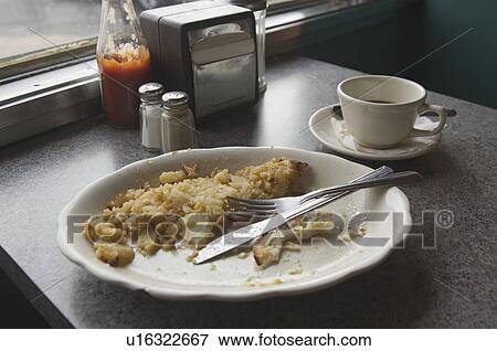 Still life of half eaten meal View Large Photo Image Stock Photo - Still life of half eaten meal. Fotosearch