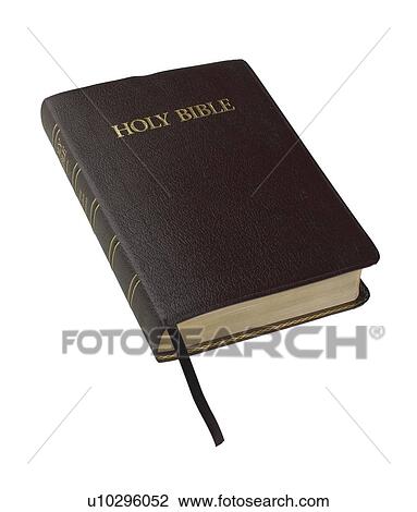Stock Image - Still life of Holy Bible. Fotosearch