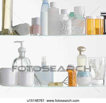 Still life of inside of a medicine cabinet View Large Photo Image Stock Image - Still life of inside of a medicine cabinet. Fotosearch