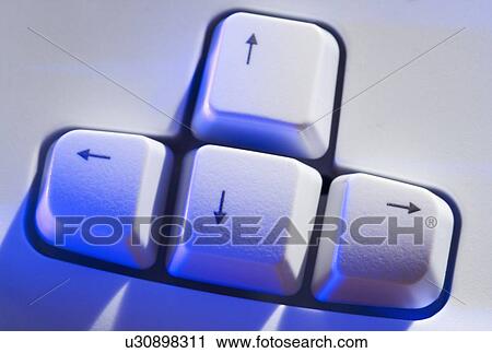 Stock Image - Still life of keys on keyboard. Fotosearch