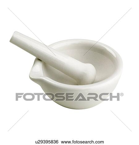 Stock Photograph - Still life of mortar and pestle. Fotosearch