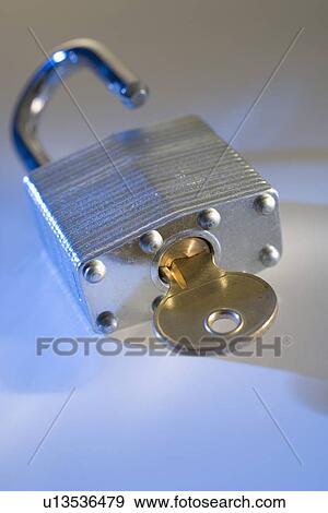 Still life of padlock View Large Photo Image Stock Photo - Still life of padlock. Fotosearch