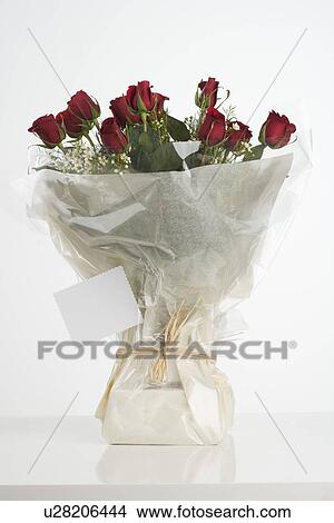 Picture - Still life of red roses. Fotosearch