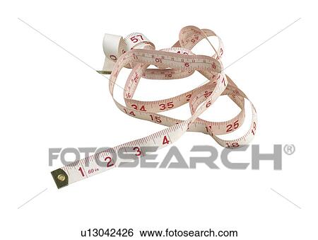 Stock Photograph - Still life of tape measure. Fotosearch