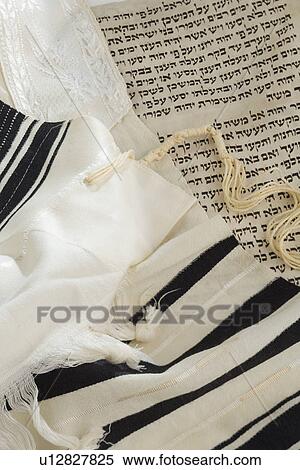 Stock Photography - Still life of Torah and Talis. Fotosearch