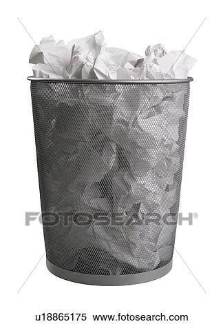 Still life of trash can View Large Photo Image Stock Photography - Still life of trash can. Fotosearch