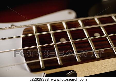 Strings on a bass guitar View Large Photo Image Stock Photo - Strings on a bass guitar. Fotosearch