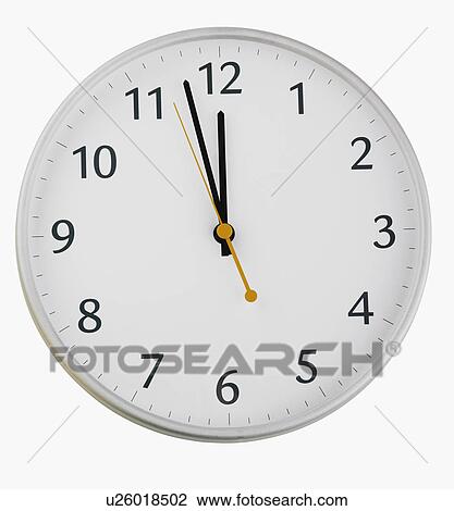 Studio shot of wall clock View Large Photo Image Stock Image - Studio shot of wall clock. Fotosearch