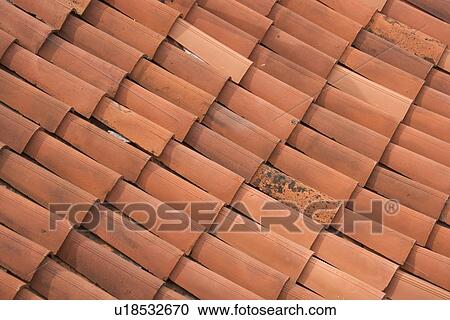 Terracotta roof tiles Italy View Large Photo Image Stock Image - Terracotta roof tiles Italy. Fotosearch