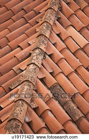 Terracotta Roof Tiles Italy Stock Image U19171423 Fotosearch