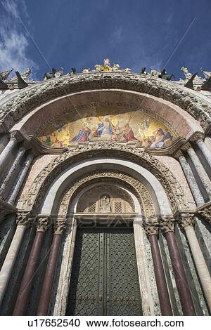 The Last Judgment Byzantine mosaic St Mark's Basilica Piazza San Marco Venice Italy View Large Photo Image Stock Image - The Last Judgment Byzantine mosaic St Mark's Basilica Piazza San Marco Venice Italy. Fotosearch