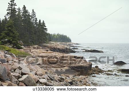 The Maine coast View Large Photo Image Stock Photography - The Maine coast. Fotosearch