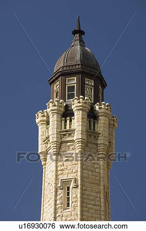 Water Tower detail Chicago Illinois USA View Large Photo Image Stock Photograph - Water Tower detail Chicago Illinois USA. Fotosearch