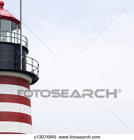 West Quoddy Head Lighthouse Lubec Maine View Large Photo Image Stock Photography - West Quoddy Head Lighthouse Lubec Maine. Fotosearch