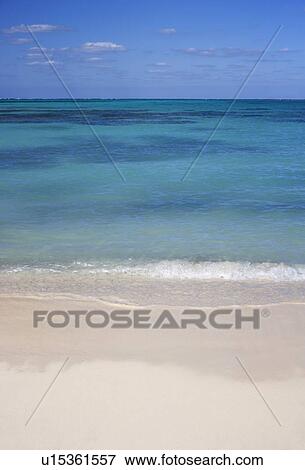Stock Photo - White sand beach. Fotosearch