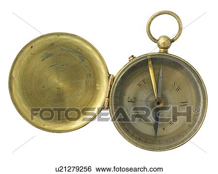 Worn antique compass View Large Photo Image Stock Photograph - Worn antique compass. Fotosearch