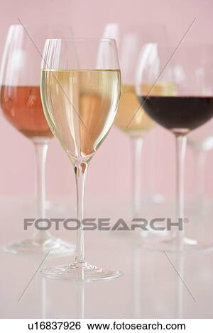 Assorted glasses of wine View Large Photo Image Stock Photograph - Assorted glasses of wine. Fotosearch