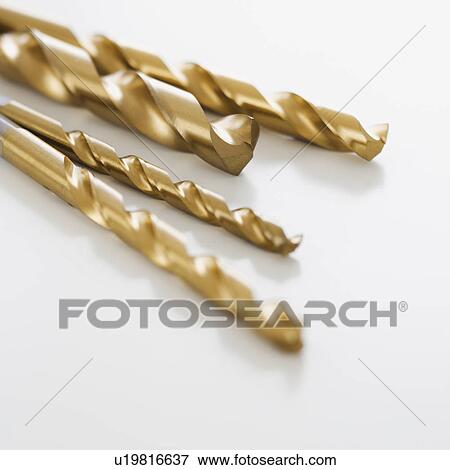 Close up of assorted drill bits View Large Photo Image Stock Photo - Close up of assorted drill bits. Fotosearch