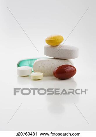 Close up of assorted pills View Large Photo Image Stock Image - Close up of assorted pills. Fotosearch